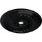Ekena Millwork Viceroy Ceiling Medallion (Fits Canopies up to 4 7/8"), 35 1/8"OD x 4 7/8"ID x 2 1/2"P, Black Pearl CM35VIBPS - alternate 3